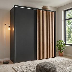 Schwebetüren-Kleiderschrank Yamen
