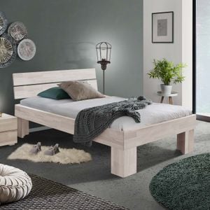 Bett Lucca Komfort Buche Massivholz