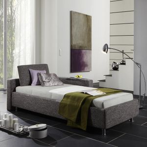Polsterliege Graziano mit Bettkasten Seitenteil links