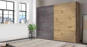 Schwebetüren-Kleiderschrank Gatia
