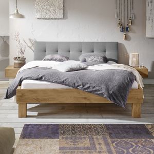 Bett Santa Luiza Wildeiche Vintage Massivholz