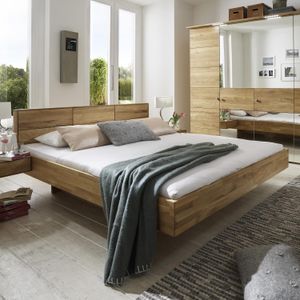 Bett Terrano Komfort Wildeiche Massivholz