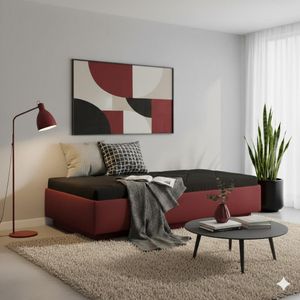 Relaxliege Eriko Kunstleder mit Bettkasten