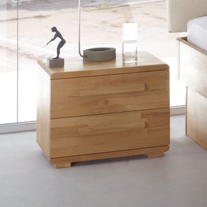Nachttisch Ballina Kernbuche Massivholz H 39 cm