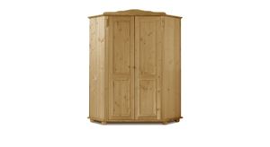 Eck-Kleiderschrank Countryside Kiefer Massivholz