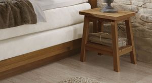 Nachttisch Galicia Wildeiche Massivholz H 55 cm