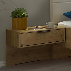 Musterring Schwebenachttisch San Francisco Eiche teilmassiv H 48cm