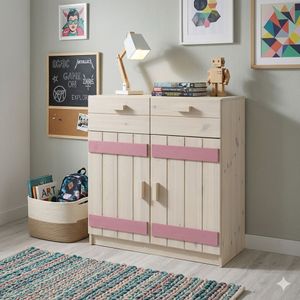 Kommode Kids Paradise Kiefer Massivholz mit Schubladen