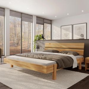 Bett Liora Kernbuche Massivholz
