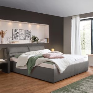 Polsterbett Cremona Microvelours mit Bettkasten