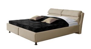 Polsterbett Catania Microvelours mit Bettkasten