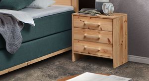 Nachttisch Sinestra Zirbe Massivholz H 60 cm