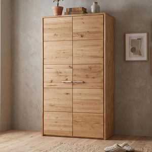 Drehtüren-Kleiderschrank Kärnten Wildeiche Massivholz