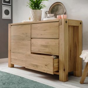 Kommode Vetralla Wildeiche Massivholz