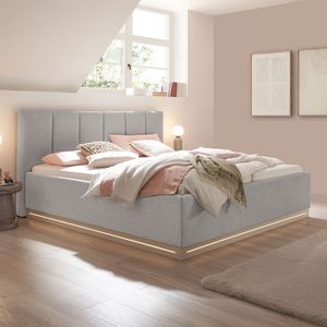 set one Polsterbett Franklin Kopfteil mit senkrechten Einzügen