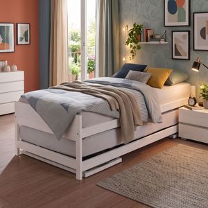 Ausziehbett On Top mit Lattenrost 2x 90x200cm
