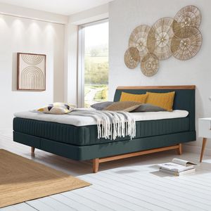 Boxspringbett Akela Eiche Webstoff