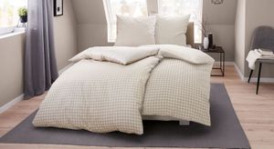 Kleine Wolke Mako-Satin-Bettwäsche Stirling Taupe