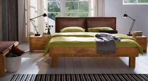 Bett Morena Wildeiche Massivholz
