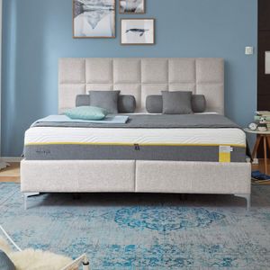Tempur Polsterbett Classic Komfort Webstoff mit Kopfteil Check