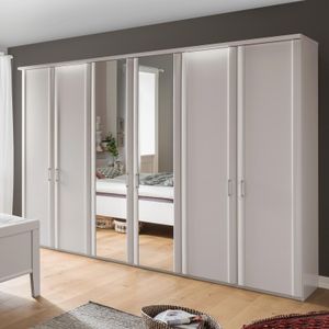 Drehtüren-Kleiderschrank Calimera mit Spiegel