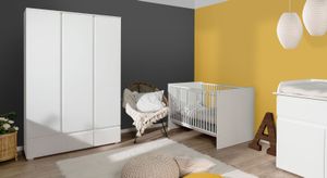 Drehtüren-Kleiderschrank Folda 3-türig