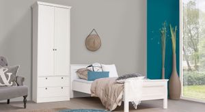 Drehtüren-Kleiderschrank Holmar 2-türig