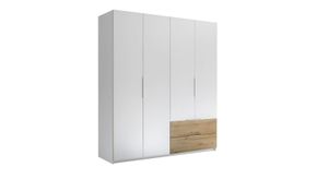 Falttüren-Kleiderschrank Riona mit Schubladen 182x210cm
