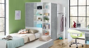 Begehbarer Eck-Kleiderschrank Porvenir