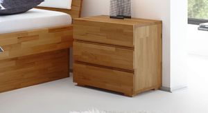 Nachttisch Navarra Buche Massivholz H 51 cm