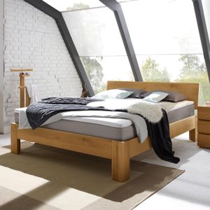 Boxspringbett Kingston Eiche Massivholz