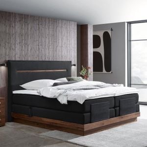 Hasena Elektro-Boxspringbett Elegant mit Kopfteil Zoe