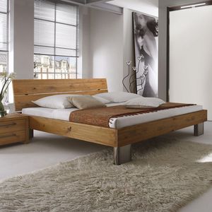Bett Fuego Wildeiche Massivholz