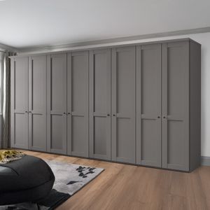 Drehtüren-Kleiderschrank Qamar H 216cm
