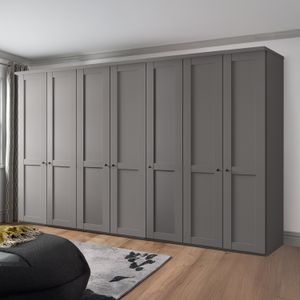 Drehtüren-Kleiderschrank Qamar H 216cm