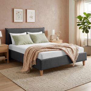 HOMELIV. Polsterbett Zibo Cord