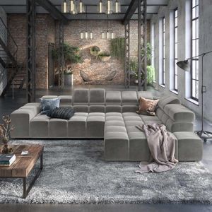 HOMELIV. Ecksofa Charlotta 319x215x82cm Velours