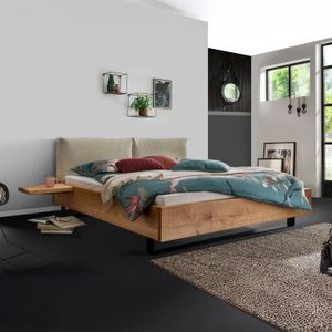 Bett Macka Komfort Wildeiche Massivholz