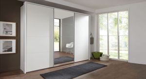 Schwebetüren-Kleiderschrank Arba mit Spiegel