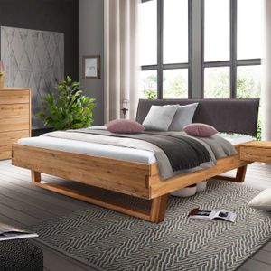 Bett Lobivia Komfort Wildeiche Massivholz
