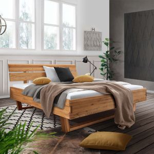 Bett Inula Komfort Wildeiche Massivholz