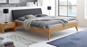 Bett Kantil Kernbuche Massivholz