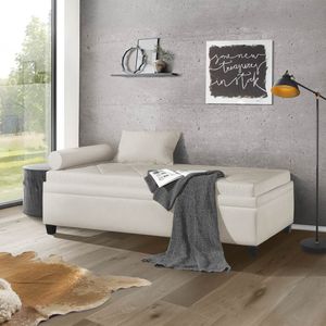 Relaxliege Kamina Microvelours mit Bettkasten