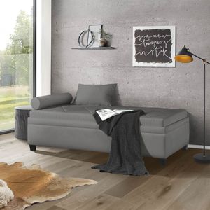 Relaxliege Kamina Microvelours mit Bettkasten