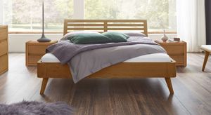 Bett Santa Rosa Eiche Massivholz