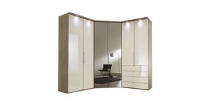 Eck-Kleiderschrank Tiko