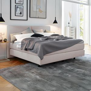 Musterring Boxspringbett Elias Webstoff mit Kopfteil geradlinig