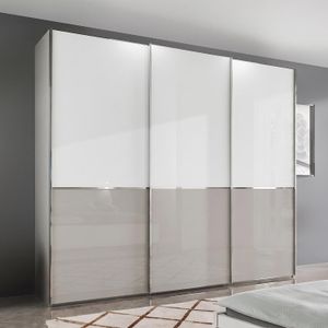 Schwebetüren-Kleiderschrank Shanvalley mit Glasfront