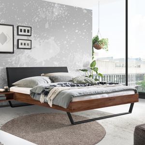 Bett Igon Nussbaum Massivholz