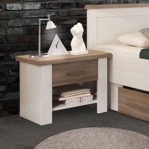 Nachttisch Jordi Pinie Dekor H 49cm